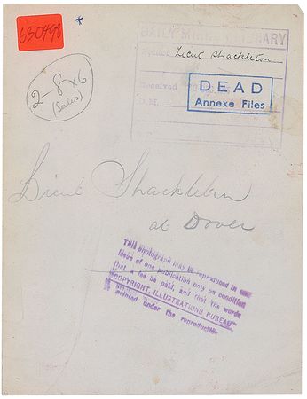 Lot #517 Ernest Shackleton - Image 1