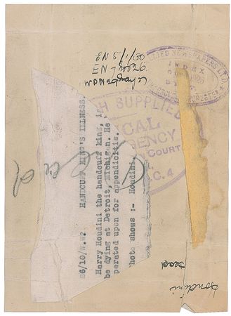 Lot #617 Harry Houdini - Image 1