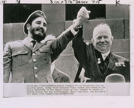 Lot #473 Fidel Castro and Nikita Khrushchev - Image 2