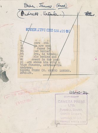 Lot #596 James Dean - Image 1