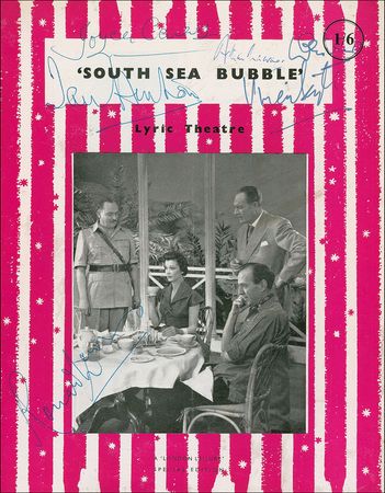 Lot #1172 Vivien Leigh and Laurence Olivier Program - Image 1