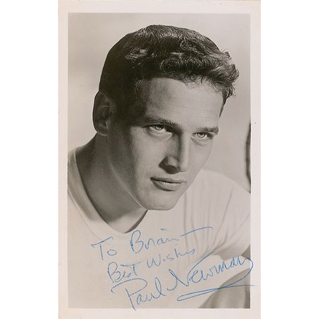 Lot #1342 Paul Newman Signed Photograph - Image 2