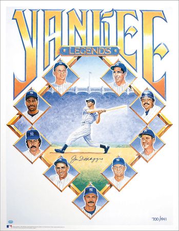 Lot #1522 Joe DiMaggio Print - Image 1