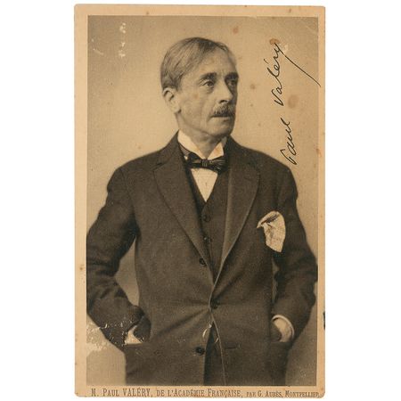 Lot #807 Paul Valery Signed Photograph - Image 2