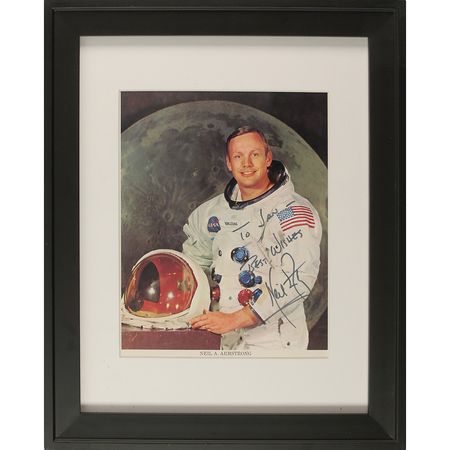 Lot #549 Neil Armstrong Signed Photograph - Image 2