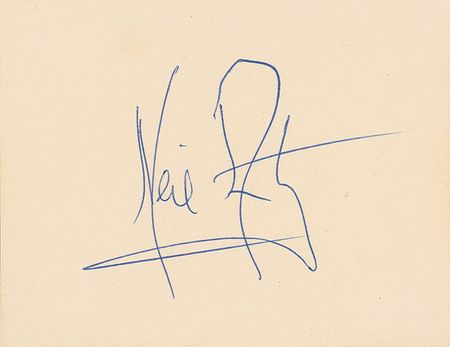 Lot #551 Neil Armstrong Signature - Image 1