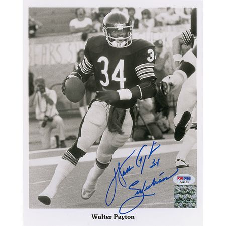 Lot #1598 Walter Payton Signed Photograph - Image 2