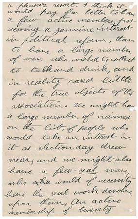 Lot #120 Theodore Roosevelt: The earliest Roosevelt we have ever offered, showing the keen political acumen that would land him in the White House nearly two decades later - Image 2
