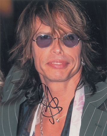 Lot #928 Aerosmith: Steven Tyler Signed Photographs - Image 1