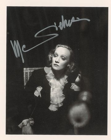 Lot #1257 Marlene Dietrich Signed Photographs - Image 2