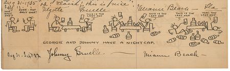 Lot #841 Johnny Gruelle: Five unique and charming sketches, including two of Raggedy Ann and Andy - Image 6