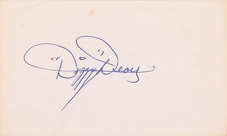 Lot #1518 Dizzy Dean Signatures - Image 1