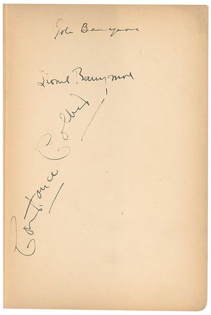 Lot #1413 John and Lionel Barrymore Book - Image 1