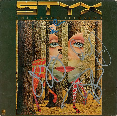 Lot #1053 Styx and Foreigner Albums - Image 1