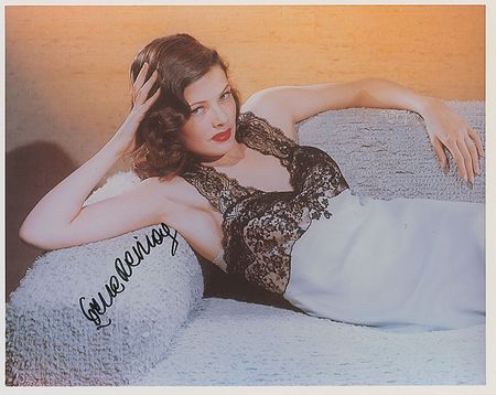 Lot #1391 Gene Tierney Signed Photographs - Image 2
