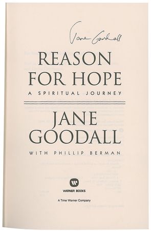 Lot #394 Jane Goodall Book - Image 1