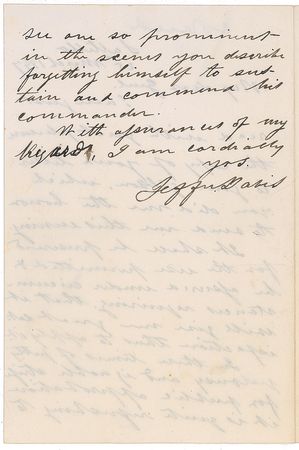 Lot #254 Jefferson Davis: Following their victory at the Battle of Buena Vista, Davis and General John Wool share admiration for their leader and soon-to-be president Zachary Taylor - Image 2