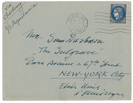 Lot #901 Igor Stravinsky: While at sea, Stravinsky attempts to plan an upcoming performance ?I just sent to Nadia?the III rd movement of my new concerto?in response to her cable which was announcing the concert? - Image 3