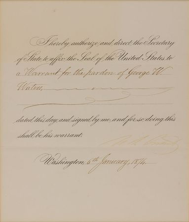 Lot #33 U. S. Grant Signed Document - Image 1