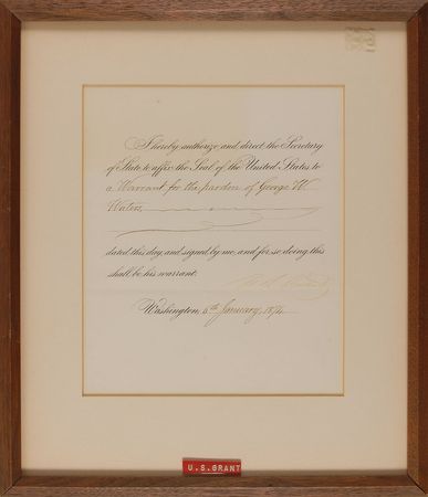Lot #33 U. S. Grant Signed Document - Image 2