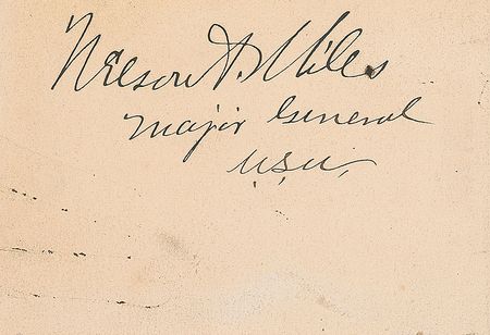 Lot #524 Nelson A. Miles Signature - Image 1