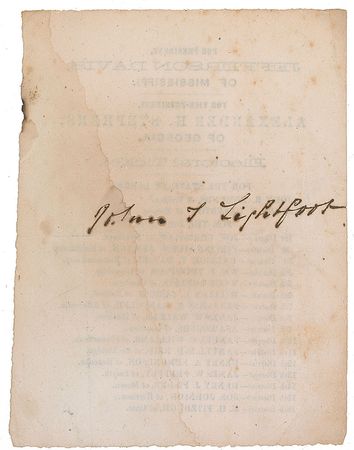 Lot #253 Jefferson Davis and Alexander H. Stephens - Image 2
