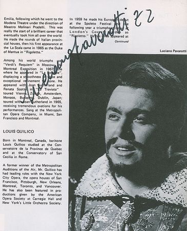 Lot #1129 Luciano Pavarotti and Beverly Sills - Image 2