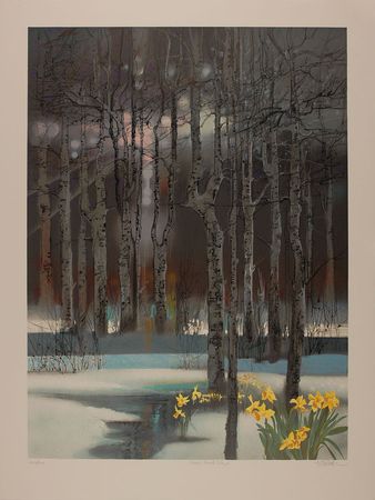 Lot #1600 Bob Peak: Chamberlain and DiMaggio: Gorgeous set of six lithographs honoring ?The Spirit of Sport? - Image 6