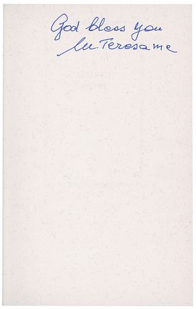 Lot #321 Mother Teresa - Image 1