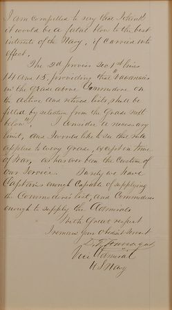 Lot #471 David G. Farragut: ?In war, the Country will submit to it as a military necessity. In time of peace it is apt to become an abuse? - Image 4