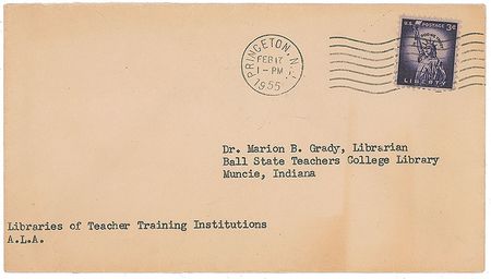 Lot #274 Albert Einstein: Einstein declines a Ball State speaking invitation - Image 2