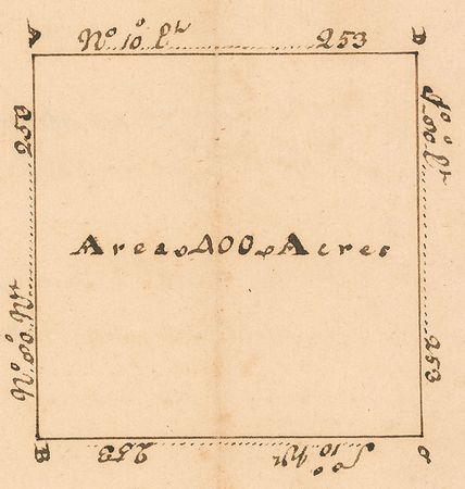 Lot #156 George Washington: Incredibly rare, hand-drawn land survey by Washington, conducted adjacent to his own plantation - Image 2