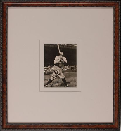 Lot #1476 Babe Ruth: The ?Babe? takes a mighty home-run swing - Image 2