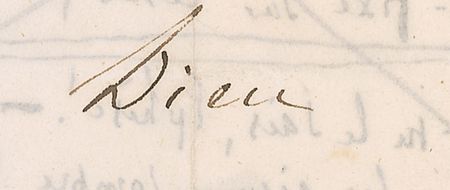 Lot #725 Victor Hugo: Three draft stanzas from Hugo?s unfinished ?Dieu? - Image 3