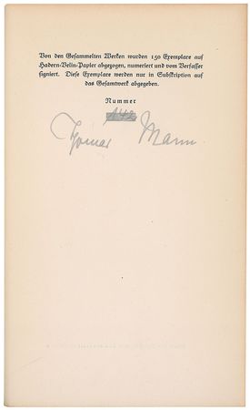 Lot #748 Thomas Mann Book - Image 1