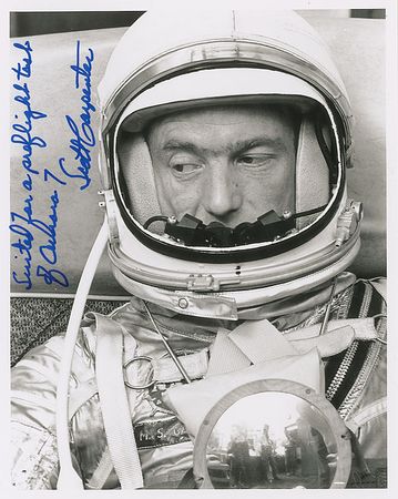 Lot #568 Scott Carpenter Signed Photographs - Image 1