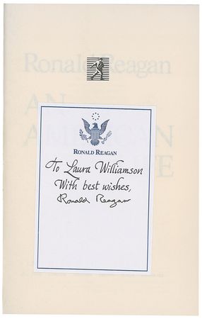 Lot #207 Ronald Reagan Book - Image 1