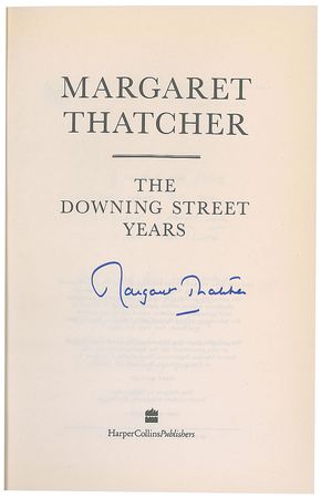Lot #452 Margaret Thatcher Book - Image 1