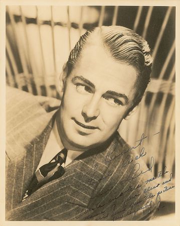 Lot #1310 Alan Ladd Signed Photographs - Image 1