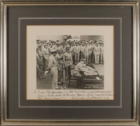 Lot #484 Chester Nimitz: ?Your contribution to the war effort...made possible the above scene? - Image 2
