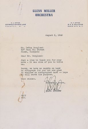 Lot #1126 Glenn Miller Group Lot - Image 2