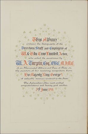 Lot #242 Winston Churchill and King Edward VIII: World War I-dated archive including a congratulatory Churchill letter and an Edward, Prince of Wales, Order of the British Empire presentation - Image 6