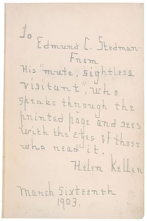 Lot #157 Helen Keller - Image 1