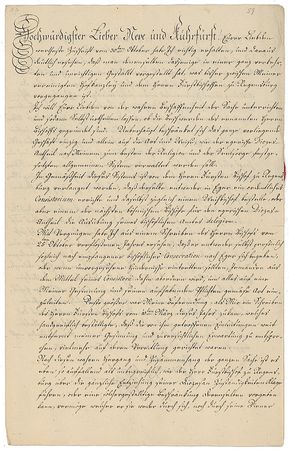 Lot #297 Joseph II Signed Letter - Image 1