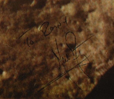 Lot #556 Neil Armstrong: Rare oversized portrait of Armstrong on the lunar surface - Image 2