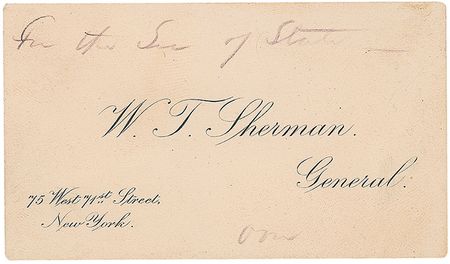 Lot #499 William T. Sherman Signed Note - Image 2