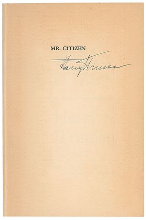 Lot #147 Harry S. Truman Book - Image 1