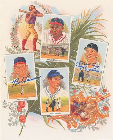 Lot #1498 Baseball Hall of Famers Booklet - Image 1