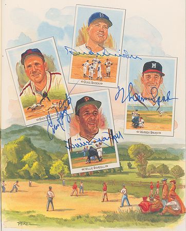 Lot #1498 Baseball Hall of Famers Booklet - Image 3