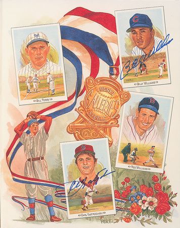 Lot #1498 Baseball Hall of Famers Booklet - Image 4